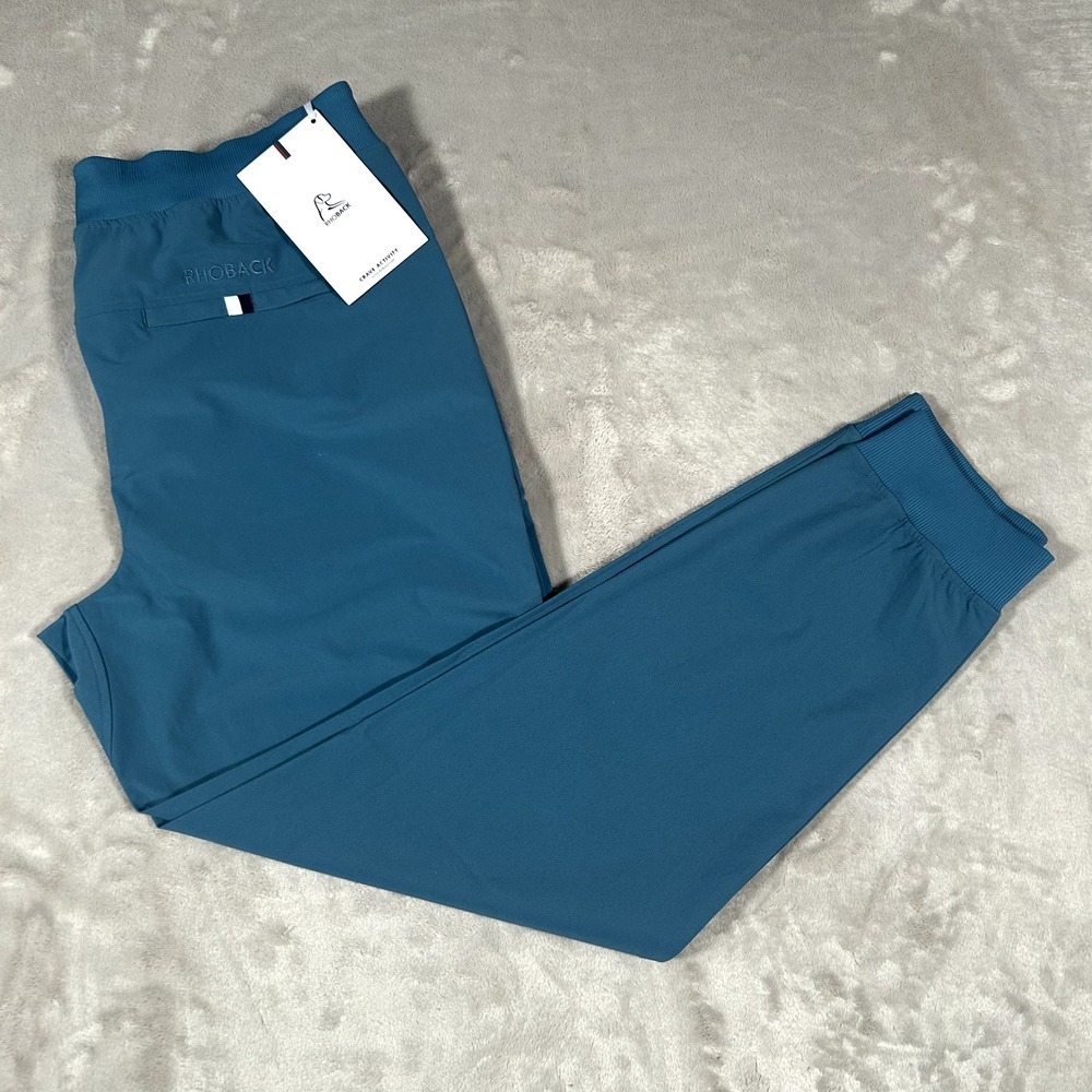 Rhoback Delta Performance Joggers Mens 3XL Mariner Blue Stretch Golf Pants NEW